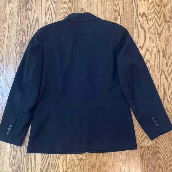 Coordinated set suit pant suit Eddie Bauer black size 12 trouser classic - Picture 7 of 14